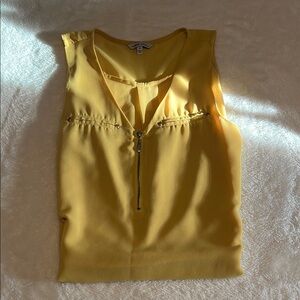 Yellow Sleeveless Top